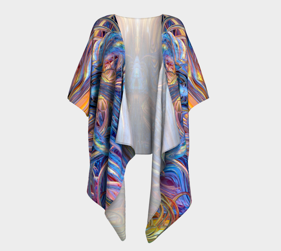 Draped Glam-Oh-No Kimono