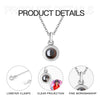 Glam-iris Jewelry by Ovah Name Brand - Titanium Necklace - Athena Dion