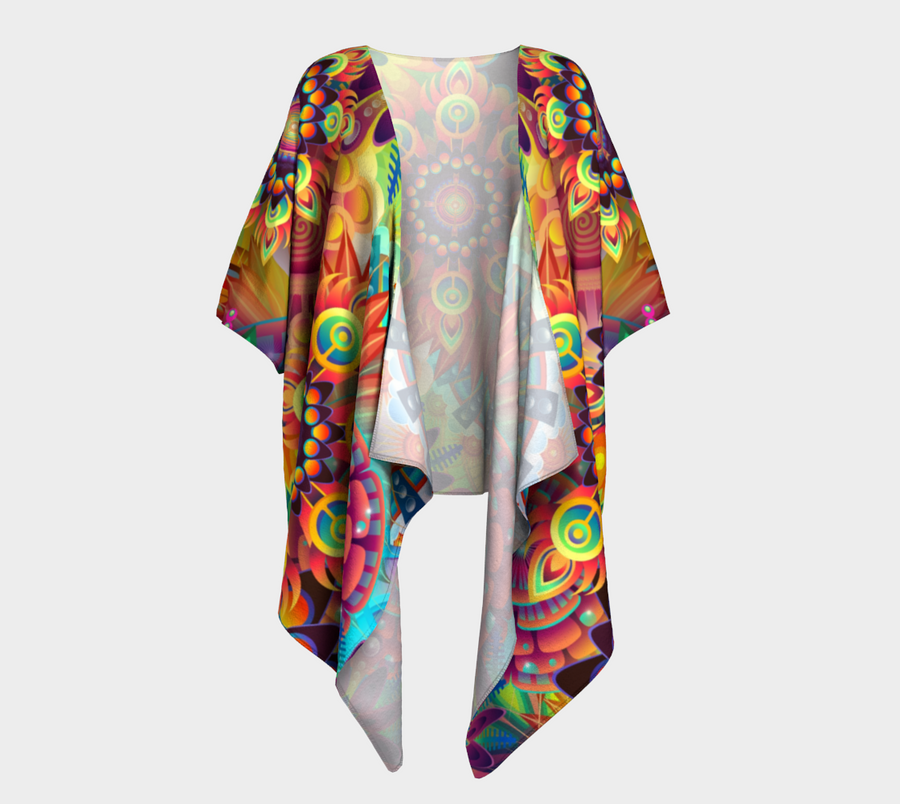 Draped Glam-Oh-No Kimono