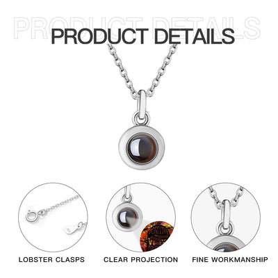 Glam-Iris Jewelry by Ovah Name Brand - Titanium Necklace - PMPVPL