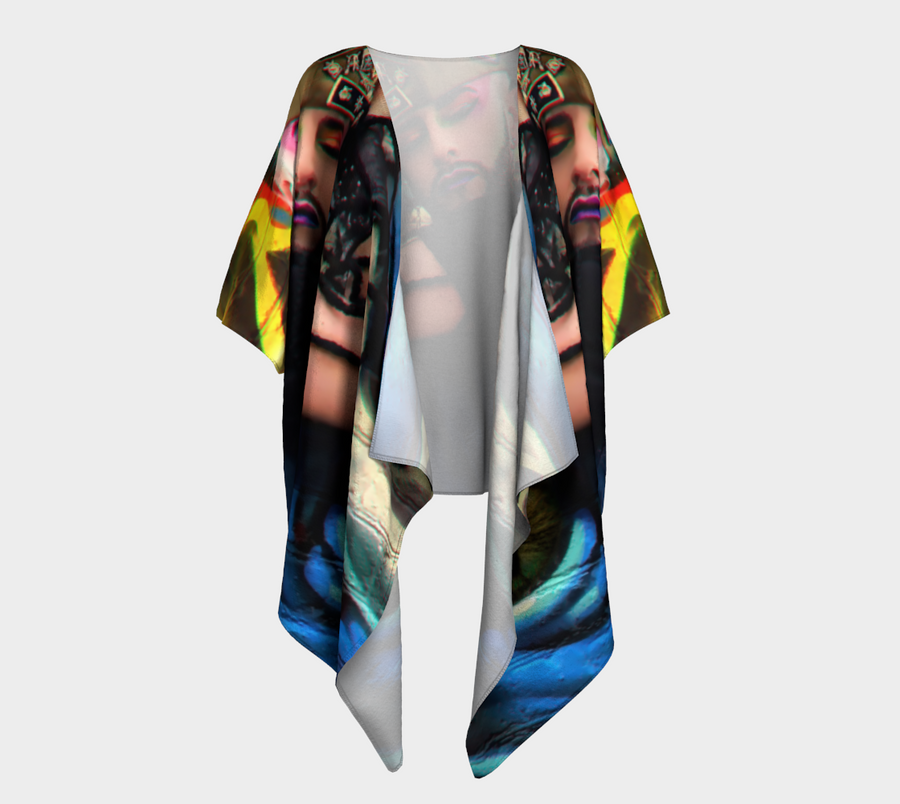 Draped Glam-Oh-No Kimono