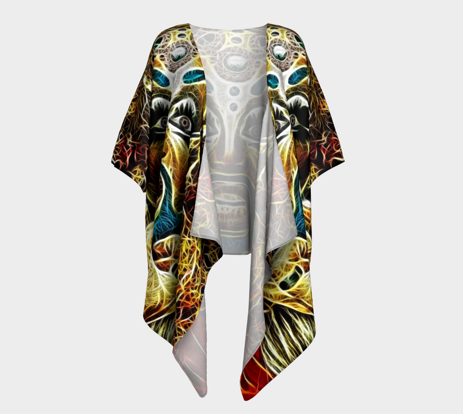 Draped Glam-Oh-No Kimono